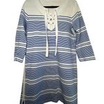 Vineyard Vines  Yacht Stripe Tie Front Knit Dress - Size M Photo 0
