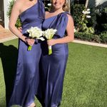 Sachin + Babi  Chelsea Crinkle Satin One-Shoulder‎ Gown 10 Photo 4