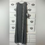 Y2K Patterned Maxi Dress Black Size 8P Photo 4