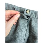 CELINE Tweed Pencil Skirt Gray Wool Cashmere Blend Knee Length Size 42 Vintage Photo 7
