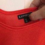 EXPRESS  orange v neck sweater Photo 1