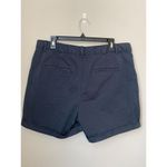 Gap  Women's 5" Khaki Short in Navy, Size: 14 High Rise Chino Flat Front Casual Photo 9
