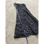 J. Crew Size 0 Strapless 100% Cotton Navy Blue White Floral Midi Dress Summer White Photo 6