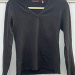 525 America  Black V Neck Women's Size Medium Classic Versatile‎ Pullover Sweater Photo 0