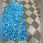Lilly Pulitzer  tank swing dress cordon blue sailors beach print shells coverup Photo 5