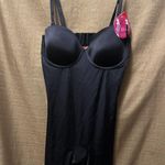 Spanx NWT  Strapless Cupped Mid Thigh Bodysuit Very Black Size XL Photo 0