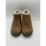 Sporto Womens Brown Ankle Boots Size 7.5M Suede Faux Fur Lined With Zipper Closu Photo 1