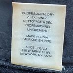 Alice + Olivia Arthur Sequin Pants Black Sequin Dress Pants Size 2 Photo 13