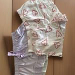 Victoria's Secret  Y2K Preppy‎ Purple Silky Spell Out Pink Heart Spell Out Size L Photo 0