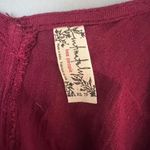 Free People  burgundy/maroon beaded dress Photo 3