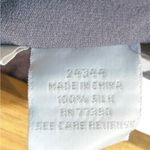 Vintage Women’s Smoky Purple Plum Silk With Velvet Trim Blouse And Skirt Set 14 Photo 12