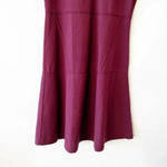 Athleta Maroon Short Sleeve Fit and Flare Dress Sporty Athleisure Women’s Small Photo 5