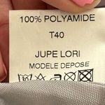 La Petite Francaise Jupe Lori light grey lace lined skirt size 42 Made in France Gray Photo 6