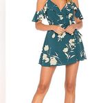 Privacy Please Revolve Hamlet Mini Wrap Dress in Sage Floral Photo 0
