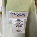 Vintage M. Portfolio By Marsha Varsity Style Snap Zip Up Jacket Green Womens L Green Size L Photo 6