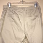 Ann Taylor Women’s Curvy Fit Academia Career Office Beige Khaki Ankle Pants Photo 5