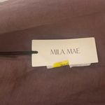 Mila Mae Natural Popover Mocha Brown Jumpsuit, Sz XL Photo 3