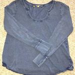 Anthropologie Little Yellow Button Jersey Top Photo 0