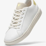 Thousand Fell White Leather Sneakers Size 8 Photo 0