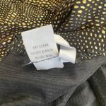 NIKIBIKI bodycon black/golden short dress size Small long sleeves NWOT Photo 3