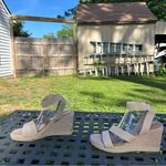 Caslon ‎ Libbie Wedge Espadrille Sandal, Beige, Womens Size 11 Photo 3