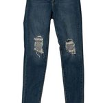 Levi's Mile High Super Skinny Ripped Knee Raw Hem Distressed Knees, Sz 27 Photo 4