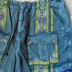 Free People  Around The World Embroidered Harem Shorts Photo 4