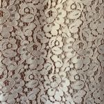 ZARA Women’s Soft Pink Lace V-neck Mini Dress in Size Small Photo 6