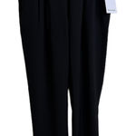Ministry of Supply Womens Swift Drape Pant Trousers Sz 2 Pleated Black 26.5" NWT Photo 0