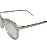 Saint Laurent NEW 53mm Transparent Round Optical Eyeglasses Beige Photo 5