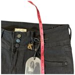 Kendall + Kylie  black kompact waist mid-rise skinny jeans size 11/12 Photo 5