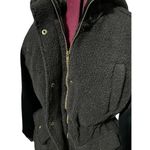 EDEN SOCIETY Faux Fur Wooly Coat Stitchfix Cinch Waist Jacket Black NWT Small Photo 3