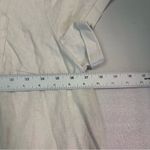 Ava & Viv  Cream Women's Linen Button Down Shirt Photo 2