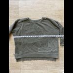 Zadig & Voltaire Zadig Voltaire athina patch OV Patchwork Sweatshirt Zip Size XS Boxy‎ Fit Green Photo 2
