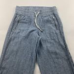 Athleta Light Blue Chambray Linen Cabo Wide Leg Pant 8 Photo 1