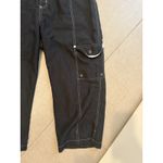 Le Cove Womens Short Shorts Black Casual Lightweight‎ White Trim Large Photo 1