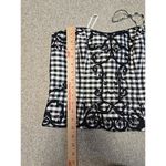 Marisa Baratelli Womens 100% Thai Silk Gingham Bustier Corset Boned In Sz 10 VTG Photo 8