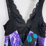 Jump Apparel Floral High Low Formal Prom Dress Lace Racerback Black Size 7/8 Photo 6