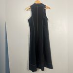 Proenza Schouler WHITE LABEL Rumpled Pique Button-Front Midi Dress size 8 Photo 4