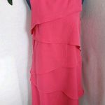New Directions Pink Tiered Dress Size 12 Photo 0