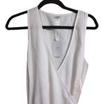 ANDIE NWT Maxi Wrap Dress Coconut (Off-White) Sleeveless V-Neck Tie Waist M Photo 1