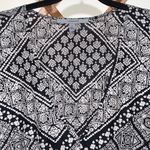 Athleta  Bandana Coast to Coast swim Cover Up woman size MEDIUM black tanish gray Photo 3