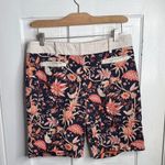 Anthropologie Leifsdottir Floral Bird Artsy Walking Bermuda Shorts W1733 Sz 8 Photo 3
