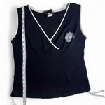 Vintage Y2K early 2000s Made in USA Black Harley Davidson Tank Top Large Photo 4