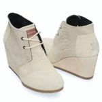 Toms ✨TOM’S Desert Wedged Booties in Snakeskin Print✨ Photo 1