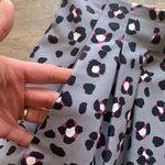 Kate Spade Cyber Cheetah Box Pleated Blue Smoke Mini Skirt Size 00 NWT Photo 9