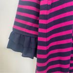 Talbots  100% Cotton Jersey Stripe Midi Shift Dress 2X Photo 8