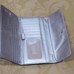 Nine West  Cream And Tan Trifold Wallet Photo 2