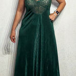 Petra Fashions  Green Vintage Maxi Nightgown Sz 1X Photo 0