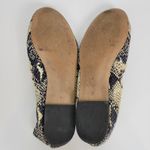 Sam Edelman  Women's Shoes 8 Brown Snakeskin Print Leather Embossed Flats Photo 8